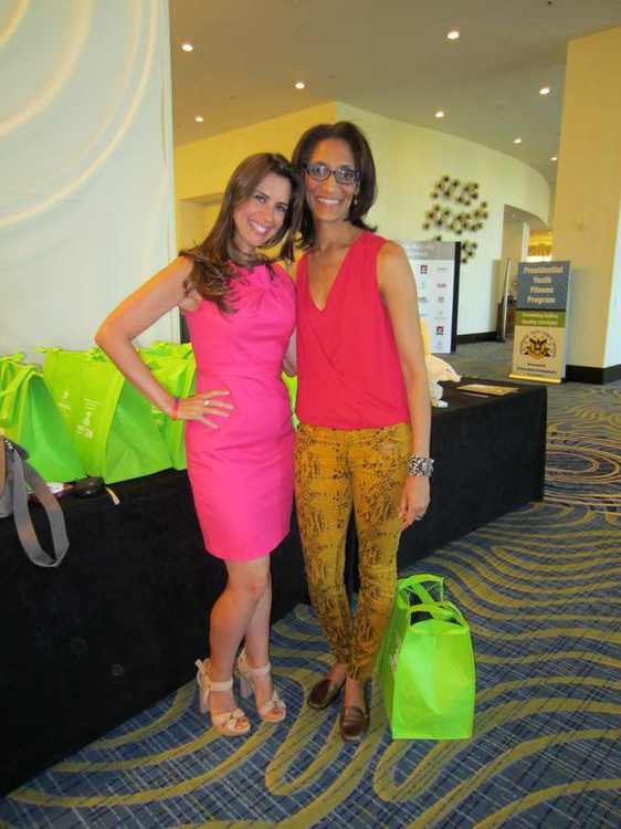 Devin with Carla Hall