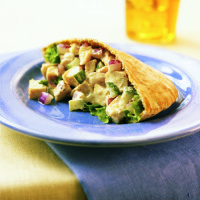 Indian Chicken Salad Pockets