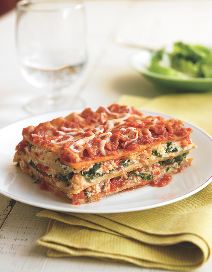 3 Cheese And Spinach Lasagna