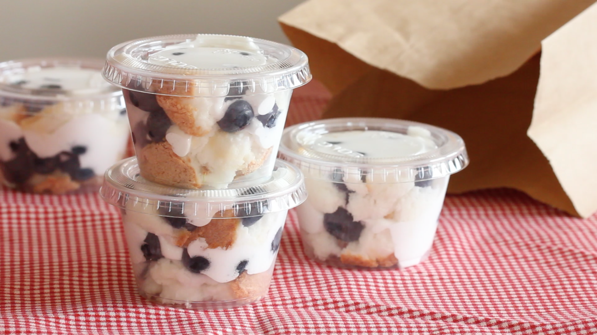 Blueberry Shortcakes To Go