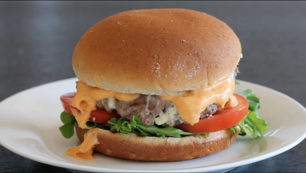 Buffalo Blue Cheese Burger