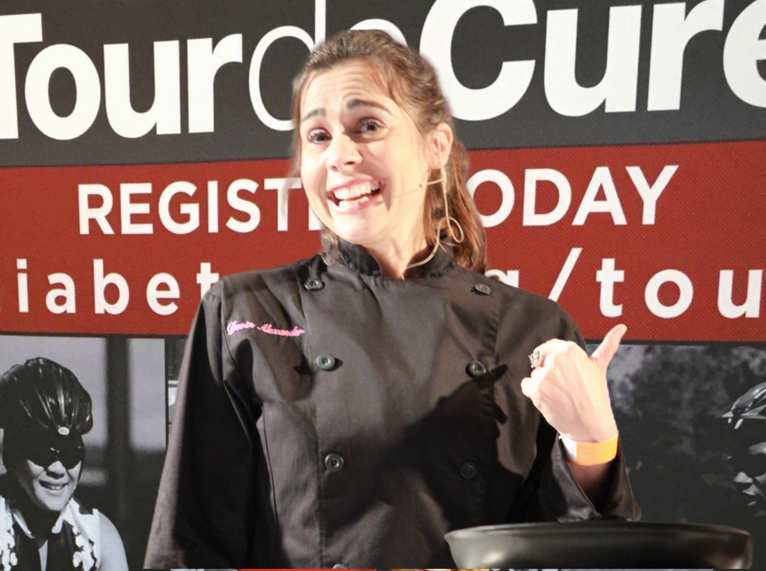 Devin Alexander speaking at Tour de Cure: American Diabetes Association