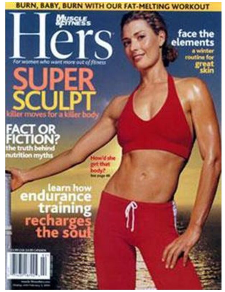 Muscle & Fitness Hers April 2004 — article by Devin Alexander