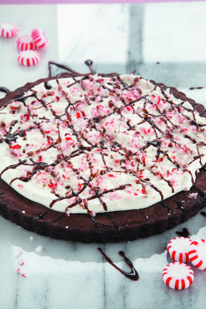 Chocolate Raspberry Dessert Pizza
